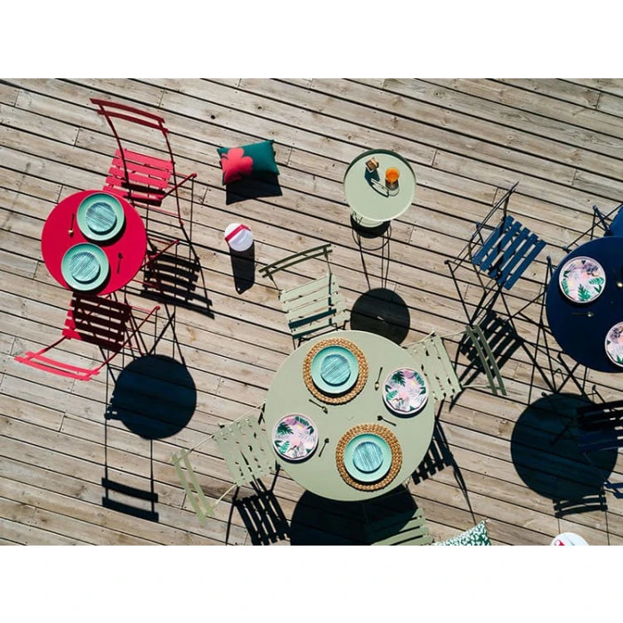 Chaise FERMOB Bistro Métal - Cactus 5 Chaise FERMOB Bistro Métal - Cactus – Image 3