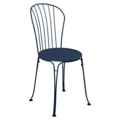 Chaise De Jardin Empilable FERMOB Opéra + - Bleu Abysse