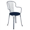 Fauteuil De Jardin Empilable FERMOB Opéra + - Bleu Abysse -Tabouret Shop 091292 fauteuil jardin empilable fermob opera bleu abysse