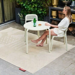 Lot De 2 Chaises De Jardin Fatboy Toní Chair - Desert -Tabouret Shop 104086 lot 2 chaises jardin fatboy toni desert ambiance