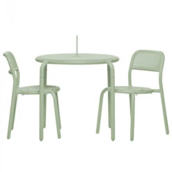 Lot De 2 Chaises De Jardin Fatboy Toní Chair - Vert Brume -Tabouret Shop 104087 lot 2 chaises jardin fatboy toni vert brume table