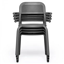 Lot De 2 Fauteuils De Jardin Fatboy Toní Armchair - Anthracite 14 Lot De 2 Fauteuils De Jardin Fatboy Toní Armchair - Anthracite -Tabouret Shop 104094 lot 2 fauteuils jardin fatboy toni anthracite empilable