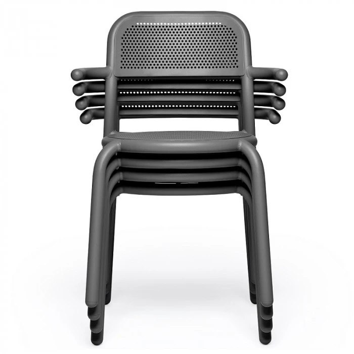 Lot De 2 Fauteuils De Jardin Fatboy Toní Armchair - Anthracite 7 Lot De 2 Fauteuils De Jardin Fatboy Toní Armchair - Anthracite – Image 5