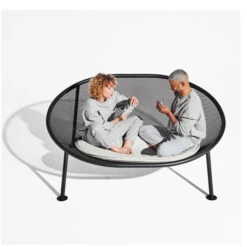 Grand Fauteuil Hamac Fatboy Netorious - Anthracite -Tabouret Shop 105376 grand fauteuil hamac fatboy netorious anthracite ambiance cartes