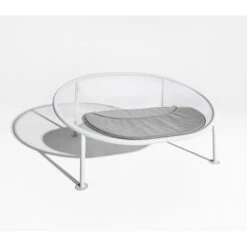 Grand Fauteuil Hamac Fatboy Netorious - Gris Clair -Tabouret Shop 105817 grand fauteuil hamac fatboy netorious gris clair ambiance coussin 2