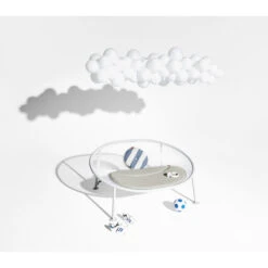 Grand Fauteuil Hamac Fatboy Netorious - Gris Clair -Tabouret Shop 105817 grand fauteuil hamac fatboy netorious gris clair ambiance nuage