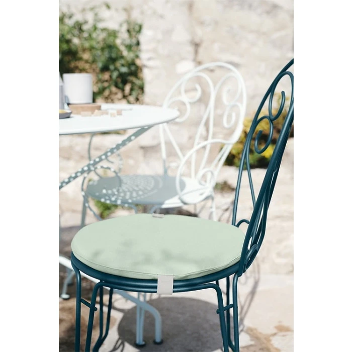 Galette Color Mix Pour Chaise FERMOB Montmartre Et Opéra + - Mint 4 Galette Color Mix Pour Chaise FERMOB Montmartre Et Opéra + - Mint – Image 2