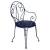 Fauteuil De Jardin Empilable FERMOB Montmartre - Bleu Abysse -Tabouret Shop 460292 fauteuil jardin empilable fermob montmartre bleu abysse