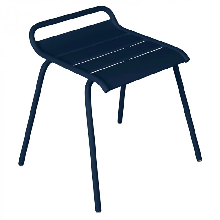 Tabouret De Jardin Empilable FERMOB Monceau - Bleu Abysse 3 Tabouret De Jardin Empilable FERMOB Monceau - Bleu Abysse