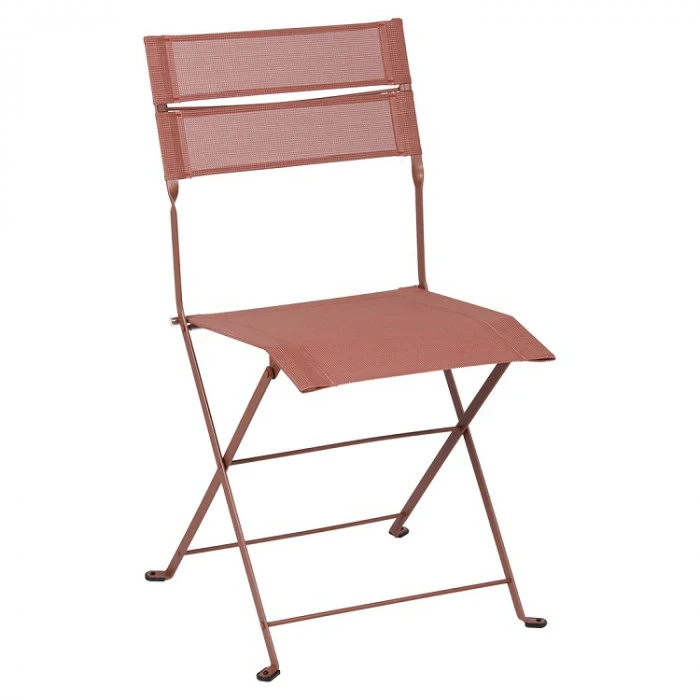 Chaise De Jardin Pliante FERMOB Latitude - Ocre Rouge 2 Chaise De Jardin Pliante FERMOB Latitude - Ocre Rouge