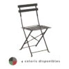 Chaise De Jardin Pliante Alizé Cuba -Tabouret Shop chaise pliante alize cuba coloris choix