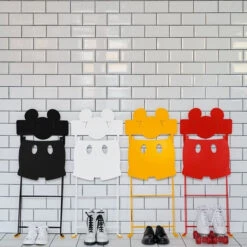 Chaise De Jardin Pour Enfant FERMOB Bistro Mickey Mouse © - Réglisse -Tabouret Shop chaise mickey fermob 7 3