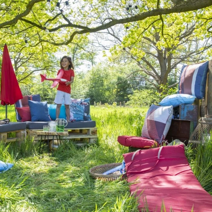 Coussin Décoration MADISON Triangle Blue 5 Coussin Décoration MADISON Triangle Blue – Image 3