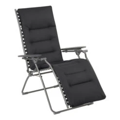 Fauteuil Relax Pliant LAFUMA Evolution BeComfort - Gris Foncé
