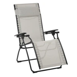 Fauteuil Relax Pliant LAFUMA Evolution Batyline Duo - Galet