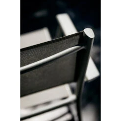 Fauteuil De Jardin Empilable FERMOB Costa - Carbone -Tabouret Shop fauteuil costa dossier 2 min 1