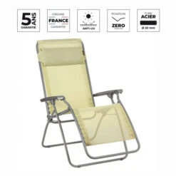 Fauteuil Relax Pliant LAFUMA R Clip Batyline Iso - Étamine 10 Fauteuil Relax Pliant LAFUMA R Clip Batyline Iso - Étamine -Tabouret Shop fauteuil relax pliant lafuma r clip etamine