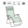 Fauteuil Relax Pliant LAFUMA R Clip Batyline Iso - Tilleul -Tabouret Shop fauteuil relax pliant lafuma r clip tilleuil