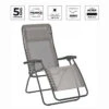 Fauteuil Relax Pliant LAFUMA RSXA Clip - Terre -Tabouret Shop fauteuil relax pliant lafuma rsxa clip terre