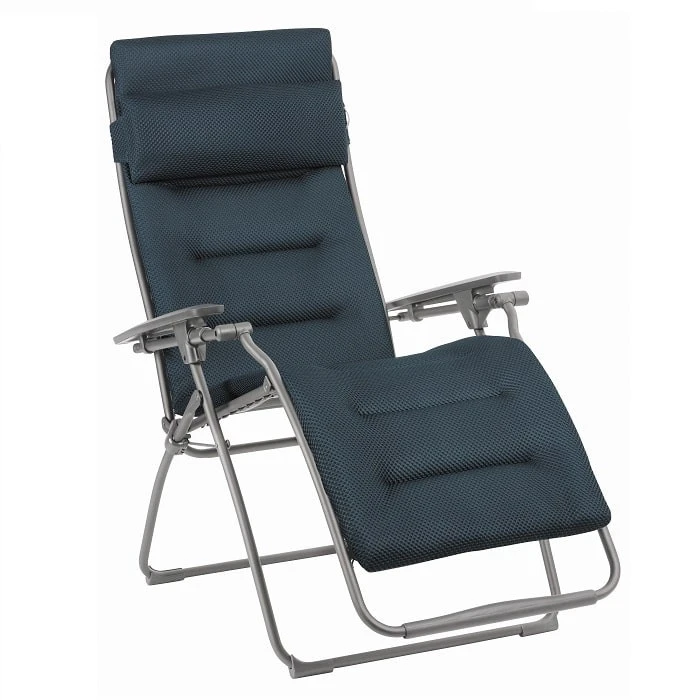 Fauteuil Relax Pliant LAFUMA Futura BeComfort - Bleu Encre 2 Fauteuil Relax Pliant LAFUMA Futura BeComfort - Bleu Encre
