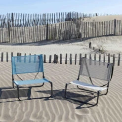 Chaise Basse De Jardin LAFUMA CB Batyline Iso - Seigle -Tabouret Shop lfm1210.8548 chaise basse jardin lafuma cb batyline iso seigle ambiance