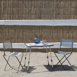 Chaise De Jardin Pliante LAFUMA CNO Batyline Iso - Océan -Tabouret Shop lfm1249.8547 chaise jardin pliante lafuma cno batyline iso ocean ambiance 2