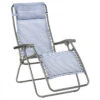 Fauteuil Relax Pliant LAFUMA RSX Polycoton - Marine 1 Fauteuil Relax Pliant LAFUMA RSX Polycoton - Marine -Tabouret Shop lfm2033.9291 fauteuil relax pliant lafuma rsx polycoton marine
