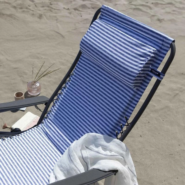 Fauteuil Relax Pliant LAFUMA RSX Polycoton - Marine 5 Fauteuil Relax Pliant LAFUMA RSX Polycoton - Marine – Image 3