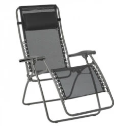 Fauteuil Relax Pliant LAFUMA RSXA Batyline Iso - Noir