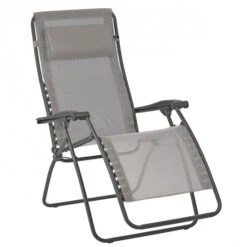 Fauteuil Relax Pliant LAFUMA RSXA Clip - Terre -Tabouret Shop lfm2035 8556 fauteuil relax pliant lafuma rsxa clip terre