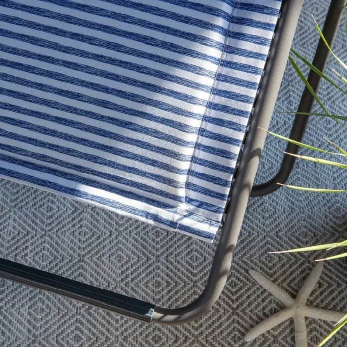 Fauteuil Relax Pliant LAFUMA RSX Clip Polycoton - Marine 7 Fauteuil Relax Pliant LAFUMA RSX Clip Polycoton - Marine – Image 5