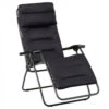 Fauteuil Relax Pliant LAFUMA RSX Clip AirComfort - Acier -Tabouret Shop lfm2038.6135 fauteuil relax pliant lafuma rsx clip aircomfort acier