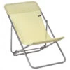 Chaise Longue LAFUMA Maxi Transat - Jaune -Tabouret Shop lfm2502 9267 chaise longue lafuma maxi transat jaune