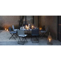 Fauteuil De Jardin LAFUMA Anytime Batyline Duo - Obsidian -Tabouret Shop lfm2640.6897 fauteuil jardin lafuma anytime batyline duo obsidian ambiance 3