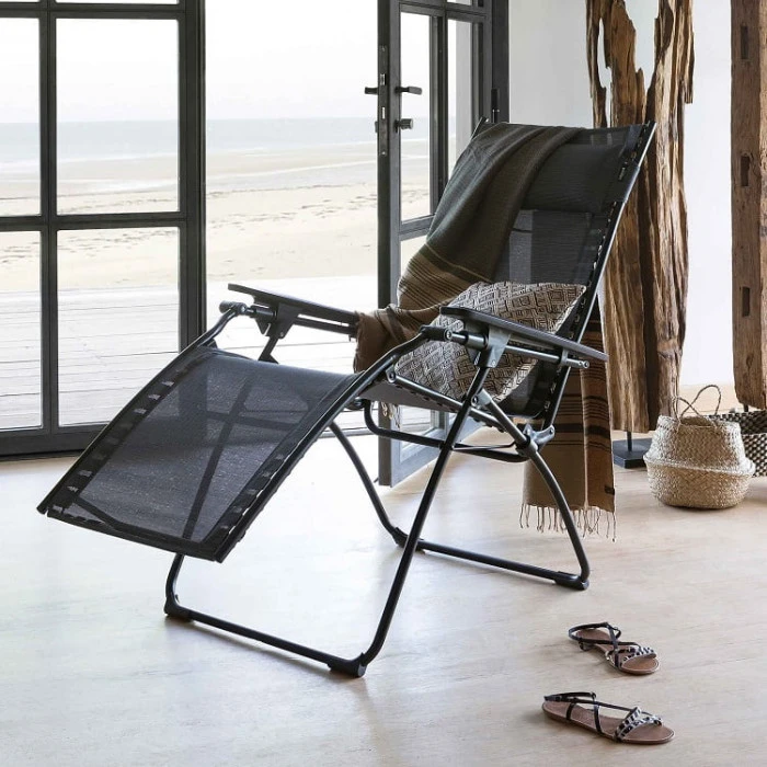 Fauteuil Relax Pliant LAFUMA Evolution Batyline Duo - Galet 4 Fauteuil Relax Pliant LAFUMA Evolution Batyline Duo - Galet – Image 2