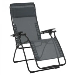 Fauteuil Relax Pliant LAFUMA Futura Batyline Duo - Obsidian