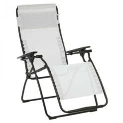 Fauteuil Relax Pliant LAFUMA Futura Batyline Duo - Écume