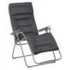 Fauteuil Relax Pliant LAFUMA Futura BeComfort XL - Gris Foncé 1 Fauteuil Relax Pliant LAFUMA Futura BeComfort XL - Gris Foncé -Tabouret Shop lfm3131.8902 fauteuil relax pliant lafuma futura becomfort xl gris fonce