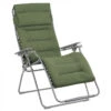 Fauteuil Relax Pliant LAFUMA Futura BeComfort XL - Olive -Tabouret Shop lfm3131.9548 fauteuil relax pliant lafuma futura becomfort xl olive