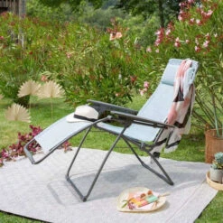 Fauteuil Relax Pliant LAFUMA Futura Velio Néo - Eva 11 Fauteuil Relax Pliant LAFUMA Futura Velio Néo - Eva -Tabouret Shop lfm3138 fauteuil relax pliant lafuma futura velio neo bleu 1