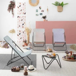 Chaise Longue LAFUMA Maxi Transat Velio Néo - Ipanema 9 Chaise Longue LAFUMA Maxi Transat Velio Néo - Ipanema -Tabouret Shop lfm5029 9532 chaise longue lafuma maxi transat velio neo ipanema ambiance 2