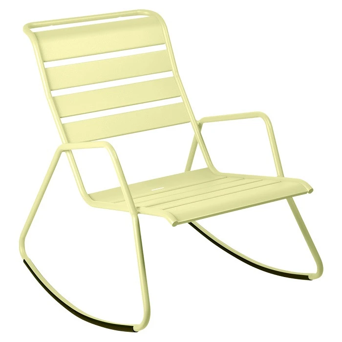 Rocking Chair FERMOB Monceau - Citron Givré 3 Rocking Chair FERMOB Monceau - Citron Givré