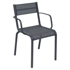 Fauteuil De Jardin FERMOB Oléron - Carbone
