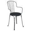Fauteuil De Jardin Empilable FERMOB Opéra + - Carbone -Tabouret Shop opera bridge carbone 1