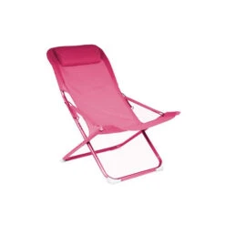 Fauteuil Relax Pliant ALIZÉ Easy -Tabouret Shop relax pliant alize easy framboise 1