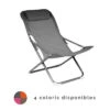 Fauteuil Relax Pliant ALIZÉ Easy -Tabouret Shop relax pliant alize easy toutes couleurs 1