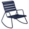 Rocking Chair FERMOB Monceau - Bleu Abysse -Tabouret Shop rocking chair monceau fermob bleu abysse 1