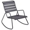 Rocking Chair FERMOB Monceau - Carbone -Tabouret Shop rocking chair monceau fermob carbone 1